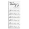Stupell Industries Today's Agenda Funny Dog Checklist Canvas Wall Art